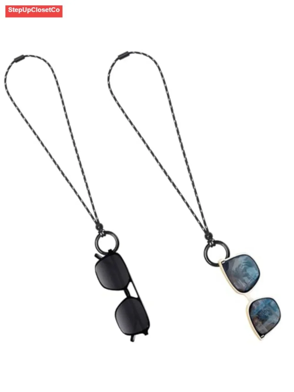 Eyeglass Holder Necklace Glasses Lanyard Adjustable Nylon Strap Chain Reading